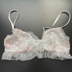 NWT Victoria's Secret Sparkle Sequin Bralette Sz S